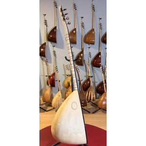 Akmeşe (Kelebek Ağacı) Uzun Sap Profesyonel Bağlama