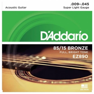 DAddario EZ890 85/15 Bronze Akustik Gitar Teli (09-45)