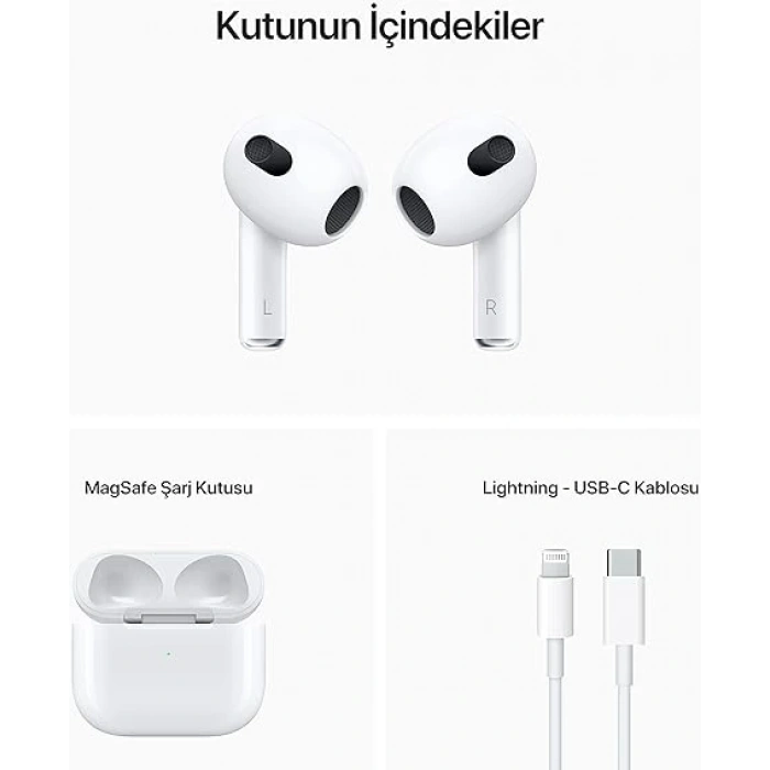AirPods (3. nesil) ve MagSafe Şarj Kutusu