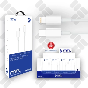 MT2651 27W TYPE-C TO Lightning PD Şarj Data Kablo