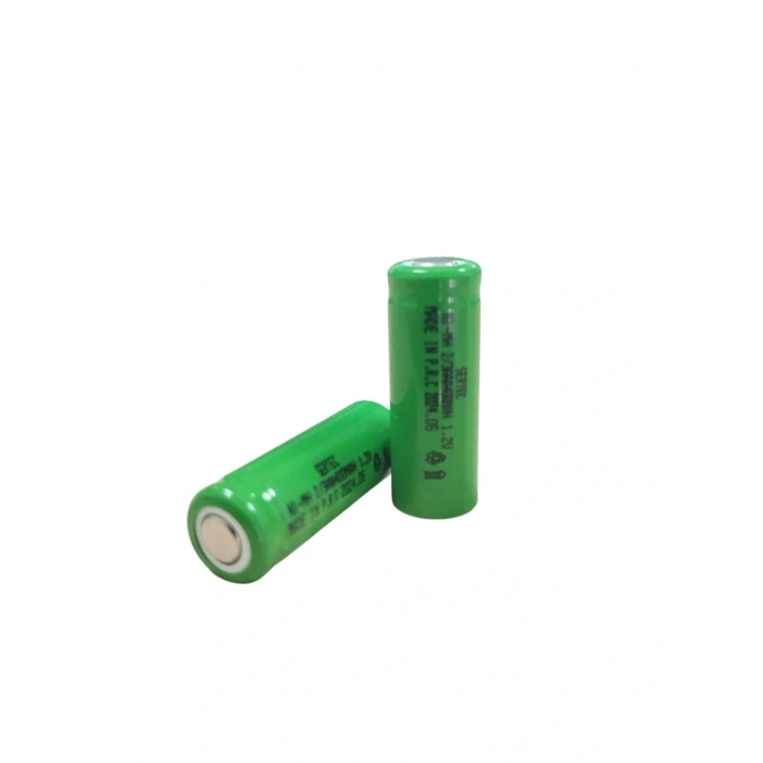 1.2V 400 Mah - 2/3AAA - Ni-MH Şarjlı Pil - (Başsız / Flat Head)