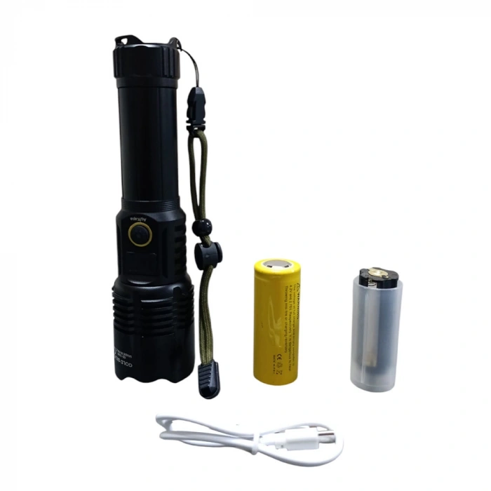 1500 Lümen TG Led 2800 mAH Zoom Özellikli Şarj Edilebilir El Feneri SK3300