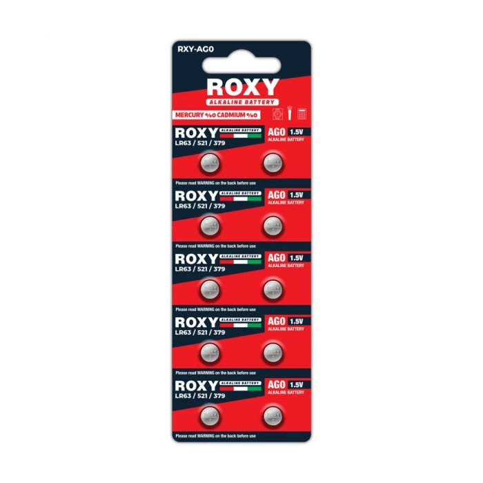 AG1 LR60/621/364 13 Mah Alkalin Düğme Pil 10 Lu Paket