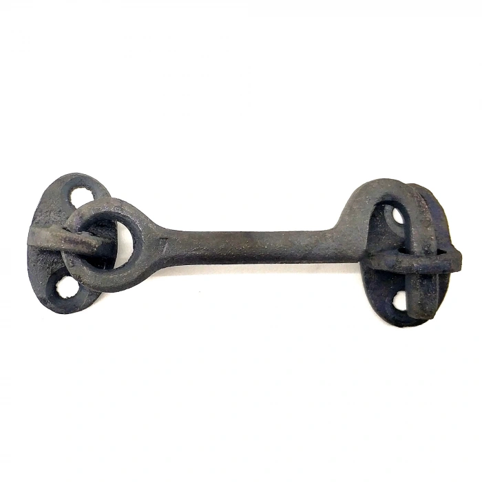 Antika Tarz Dekoratif Pirinç Çengeli - 8,5cm, Oksit