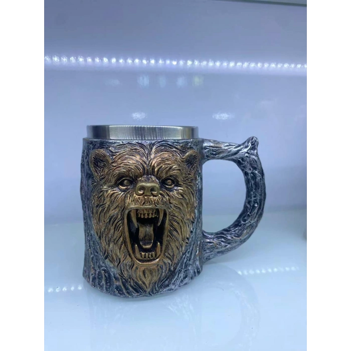Ayı Çelik Kupa Bardak Kod 230027