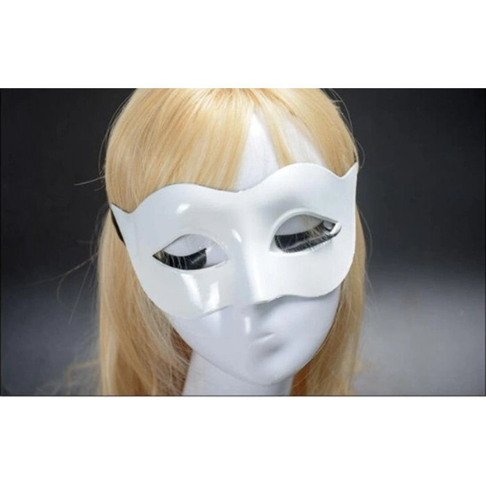 Beyaz Renk Masquerade Kostüm Partisi Venedik Balo Maskesi