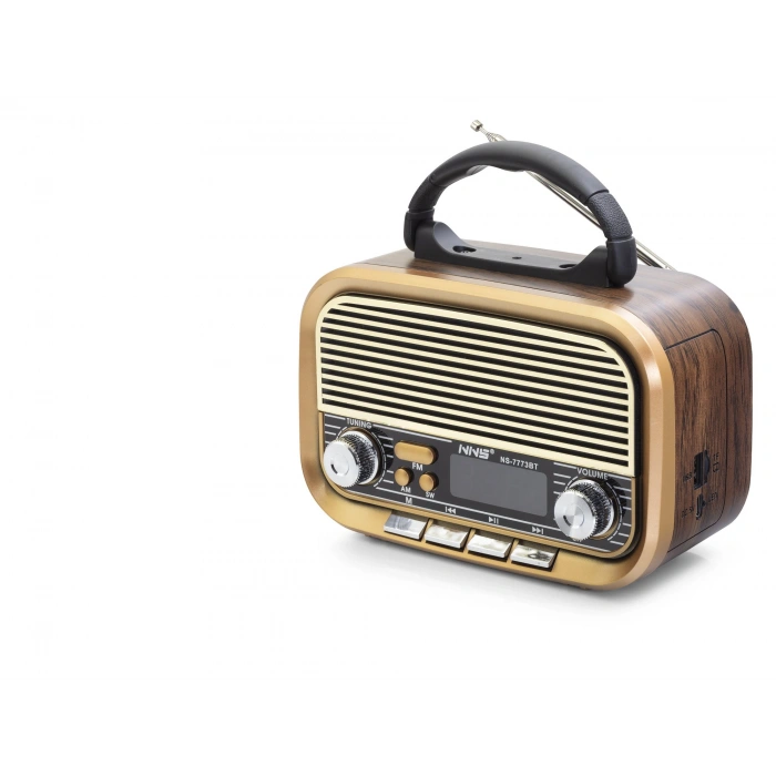 Bluetooth Nostaljik Hoparlör Fm 20 X 10.2 X 14.5 Cm NS7773BT