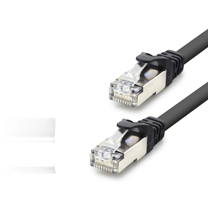 Cat7 Ethernet Patch Kablosu 10 Gbps 600 Mhz 10 M - Siyah HDX5094