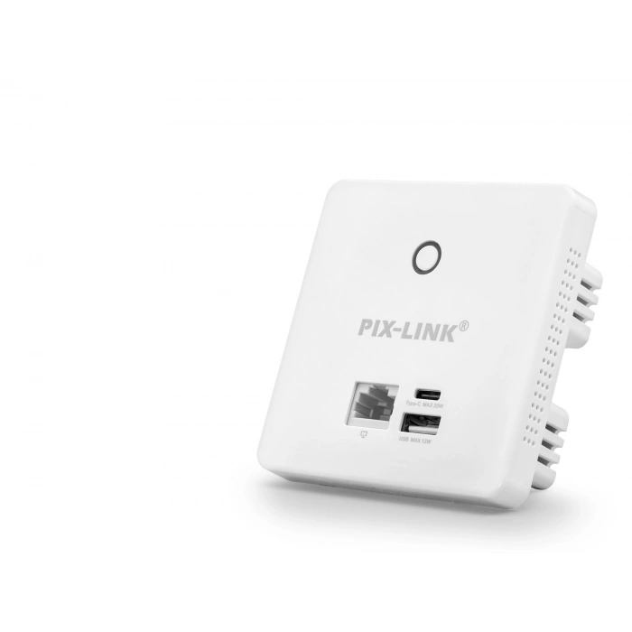 Duvar Tipi Wifi Access Point Poe Destekli 300 Mbps - Beyaz LV-CAP08