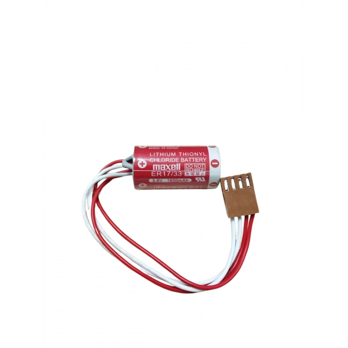 Maxell ER17/33 3.6V 2/3A 4 PIN Size Lithium Pil - Kahverengi Soket