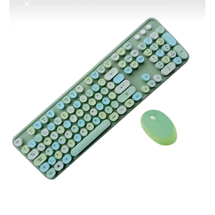 Mofii Zr513/Y Sweet Yeşil Klavye Mouse Set