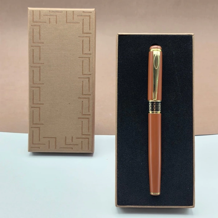 Promosyon Kutulu Kahverengi Kalem