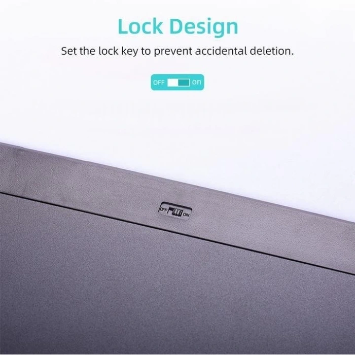 T12 Mavi Writing Tablet Lcd 12 Inç Dijital Kalemli Çizim Yazı Tahtası