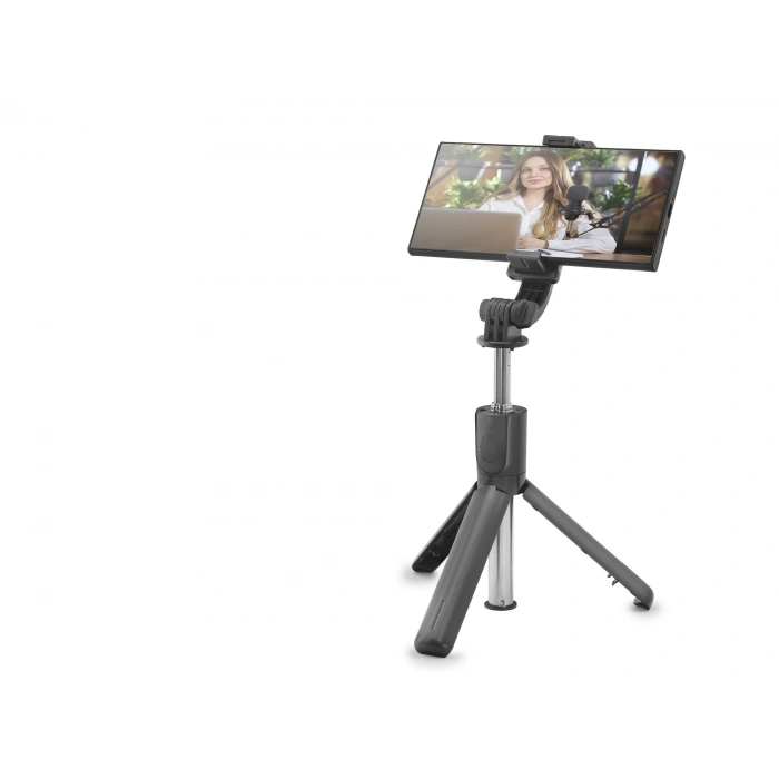 Telefon Tripodu Ve Selfie Çubuğu Seti Bluetooth Kumandalı 67 Cm - Siyah ND1046