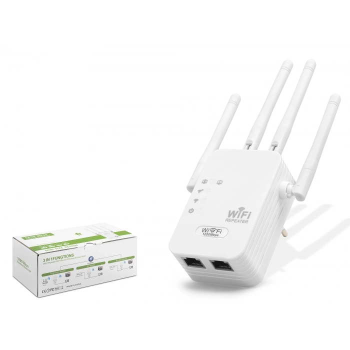 Wifi Repeater / Router / Ap Dual Band 1200 Mbps - Beyaz LV-U7AC