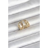 316L Çelik Gold Renk Samanyolu Model Kadın Yüzük