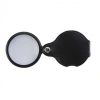 5X-50Mm-Mini Büyüteç Cepte Taşınan Optik Lens Katlanabilir Deri Kaplama Xx1051