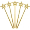 Altın Renk Yıldız Peri Asası Peri Değneği 34 Cm 1 Adet