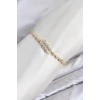 CM Damla Model Zirkon Taşlı VIP Seri Gold Renk Pirinç Kadın Bileklik