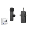 Kablosuz Yaka Mikrofonu Type-c Lightning 3.5 Mm Siyah HDX2781