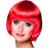 Kırmızı Renk Parti Peruğu Küt Saç