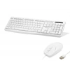 Klavye Ve Mouse Seti - Beyaz KM8519