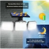 Kumandalı Solar Güneş Enerjili 122 Ledli Hareket Sensörlü Bahçe Aydınlatma Sokak Lambası