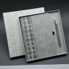 Kutulu Gri Defter Ve Metal Kalem Seti