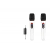 Profesyonel Kablosuz Uhf 2 Mikrofonlu Set 6.35 Mm - Beyaz HDX2791B