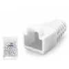 Rj45 Konnektör Papuç - 100 Adet Beyaz / Ekonomik Poşet Paket ND2433