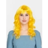 Sarı Renk Uzun Dalgalı Parti Peruğu