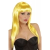 Sarı Renk Uzun Düz Parti Peruğu