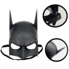 Siyah Renk Çocuk Boy Arkadan Lastikli Batman Maskesi 20x14 cm