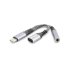 Type-C To Type-C + 3.5 Mm F Kablo Audıo Siyah GJ-014