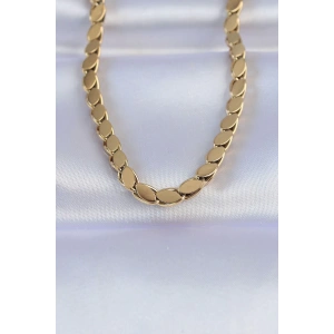 316L Çelik Gold Renk Arpa Model Kolye