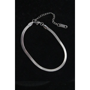 316L Çelik İtalyan Model Gümüş Renk Erkek Bileklik