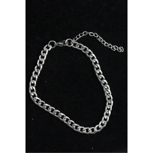 316L Çelik Klasik Model Gümüş Renk Erkek Bileklik