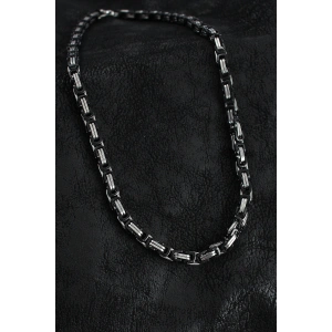 316L Çelik Kral Zincir Model Gümüş Renk Erkek Kolye