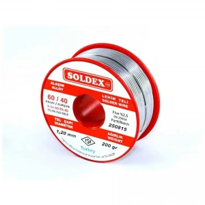 60-40 Lehim Teli 200 Gr 1,6 mm - Sn:60 / Pb:40