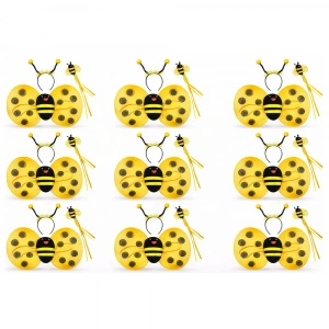 9’lu Arı Kostüm Seti – Kanat Taç Asa