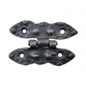 Antika Tarz Dekoratif Pirinç Bodur Menteşe - 75x50 mm, Oksit