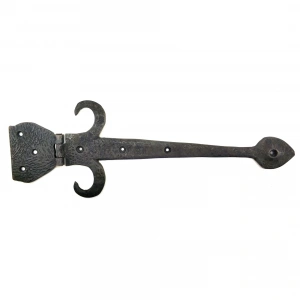 Antika Tarz Dekoratif Pirinç Kuyruklu Çanak Menteşe - 137x390 Mm, Oksit