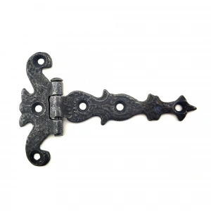 Antika Tarz Dekoratif Pirinç Kuyruklu Kelebek Menteşe - 63x100 mm, Oksit