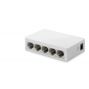 Ethernet Switch 5 Port 10/100 Mbps - Beyaz HDX1344