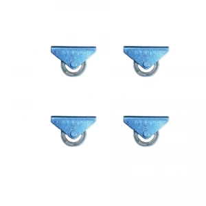 Furç Sabit Teker - 28MM - Şeffaf HKS235 - 4 Adet