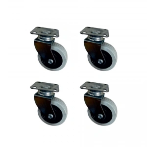 Furç Tablalı Bilyalı Teker - 20x50 - Gri HKS176 - 4 Adet