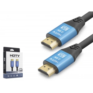 Hdmi 2.0 Kablo 4K Uhd 19+1 Od 8.0 Mm 1.5 M - Siyah Mavi ND4050