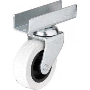 Hts 323 - 50x20 mm Gri Uzun U Tablalı Teker 4 Adet