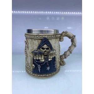 İskelet Game Over Çelik Kupa Kod 6912