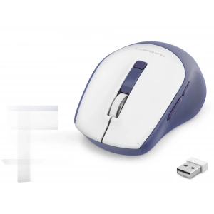 Kablosuz Mouse 600/1600 Dpi - Beyaz Lacivert HDX3408B